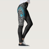 Odin ravens Viking Mythology Valhalla wacht op Leggings (Rechts)
