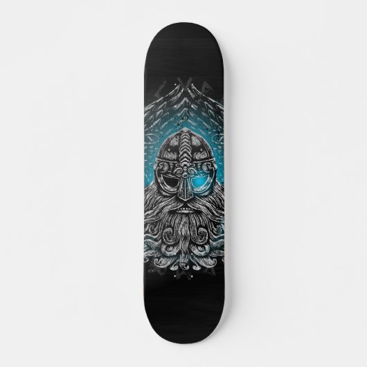Odin ravens Viking Mythology Valhalla wacht op Persoonlijk Skateboard (Voorkant)