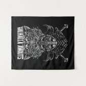 Odin ravens Viking Mythology Valhalla wacht op Wandkleed (Voorkant (horizontaal))