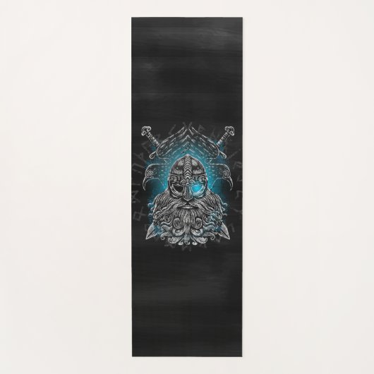 Odin ravens Viking Mythology Valhalla wacht op Yogamat (Voorkant)