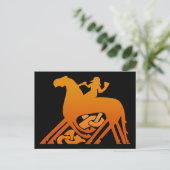 Odin Riding over Sleipnir Viking Mythology Briefkaart (Staand voorkant)