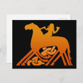 Odin Riding over Sleipnir Viking Mythology Briefkaart (Voorkant / Achterkant)