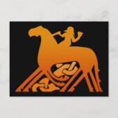 Odin Riding over Sleipnir Viking Mythology Briefkaart (Voorkant)