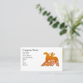 Odin Riding over Sleipnir Viking Mythology Visitekaartje (Staand voorkant)