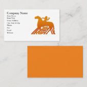 Odin Riding over Sleipnir Viking Mythology Visitekaartje (Voorkant / Achterkant)