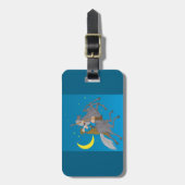 Odin Riding Sleipnir Noorse mythologie Viking God Bagagelabel (Voorkant verticaal)