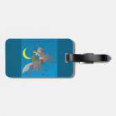 Odin Riding Sleipnir Noorse mythologie Viking God Bagagelabel (Achterkant horizontaal)