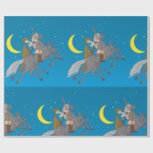 Odin Riding Sleipnir Noorse mythologie Viking God Cadeaupapier (Vlak)