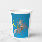 Odin Riding Sleipnir Noorse mythologie Viking God Papieren Bekers (Voorkant)