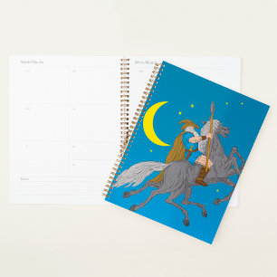 Odin Riding Sleipnir Noorse mythologie Viking God Planner