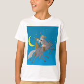 Odin Riding Sleipnir Noorse mythologie Viking God T-shirt (Voorkant)