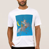 Odin Riding Sleipnir Noorse mythologie Viking God T-shirt (Voorkant)