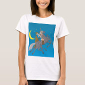 Odin Riding Sleipnir Noorse mythologie Viking God T-shirt (Voorkant)