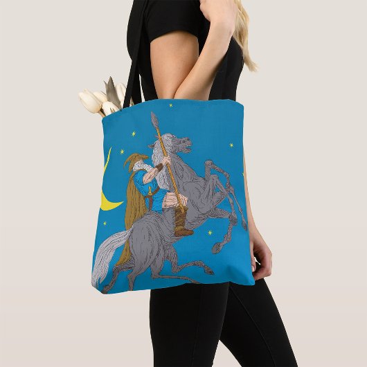 Odin Riding Sleipnir Noorse mythologie Viking God Tote Bag