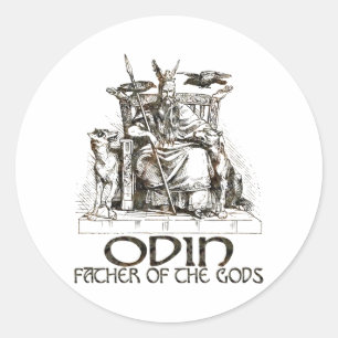 Odin Ronde Sticker