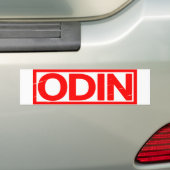 Odin Stamp Bumpersticker (Op auto)