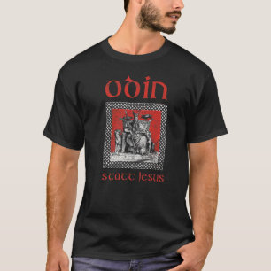 Odin Statt Jesus German Viking Wotan Norse Mytholo T-shirt