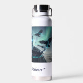 Odin the Wasteland Seer – Waterfles (Achterkant)