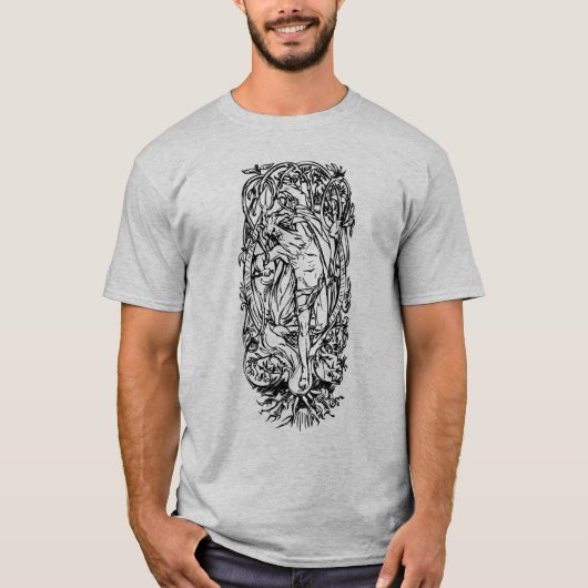 Odin Upon Yggdrasil T-shirt (Voorkant)