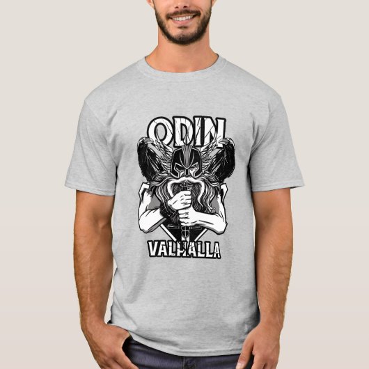 Odin Valhalla Viking T-shirt (Voorkant)