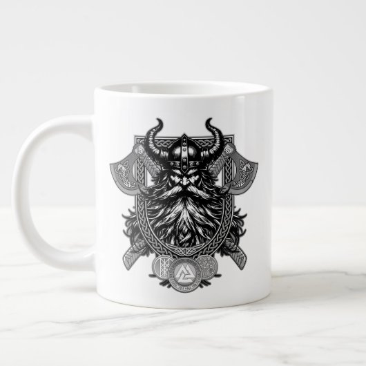 Odin Viking Warrior Grote Koffiekop (Links)
