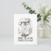 Odin, Vili en Ve Briefkaart (Staand voorkant)