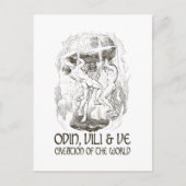 Odin, Vili en Ve Briefkaart (Voorkant)