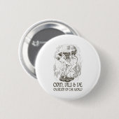 Odin, Vili en Ve Ronde Button 5,7 Cm (Voorkant /achterkant)