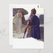 Odin voor een Völva Briefkaart (Voorkant / Achterkant)