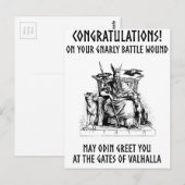 Odin zegt gefeliciteerd! briefkaart (Voorkant / Achterkant)