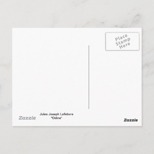 Odine - Lefebvre Briefkaart (Achterkant)