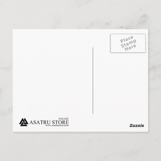 Odinn Briefkaart (Achterkant)