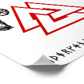 Óðinn Raven Poster (Hoek)