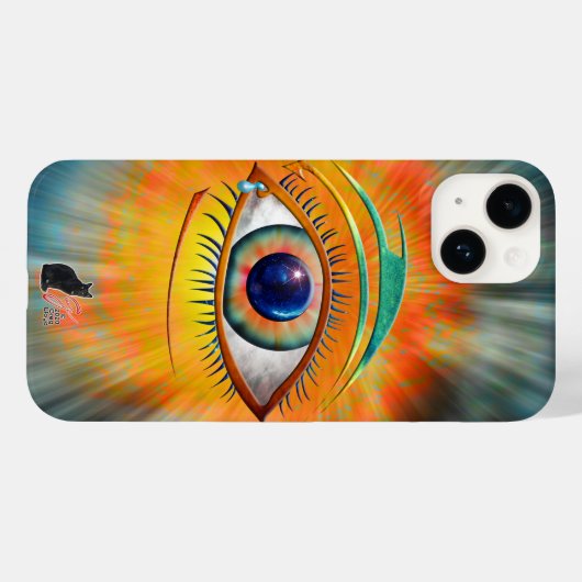 Odin's Eye Case-Mate iPhone Case (Achterkant (horizontaal))