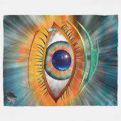 Odin's Eye Fleece Deken (Voorkant (Horizontaal))