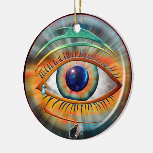 Odin's Eye-Ornament Keramisch Ornament (Links)