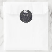 Odin's fluistering: Viking Spirit Invocatie Ronde Sticker (Tas)