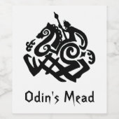 Odin's Mead Wijn Etiket (Enkel label)