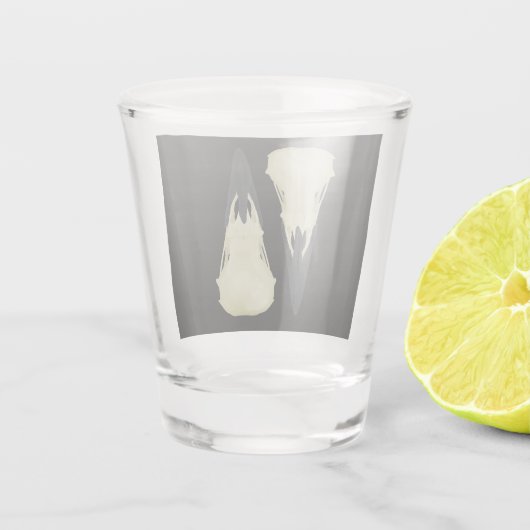 Odin's Ravens Shot Glas (Achterkant)