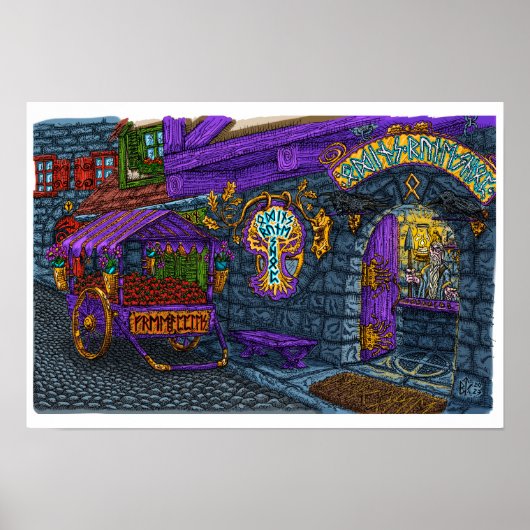 Odin's Rune Shop - Poster (Voorkant)