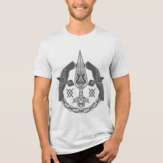 Odins Spear Tri-Blend Shirt (Voorkant)