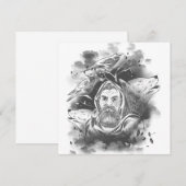 Odin's wolven hand getrokken (Voorkant / Achterkant)