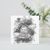 Odin's wolven hand getrokken (Staand voorkant)