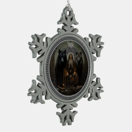 Odin's Wolves Ornament (Links)