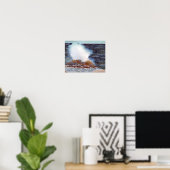 Odione Park Ocean Wave Poster (Thuiskantoor)