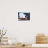 Odione Park Ocean Wave Poster (Keuken)