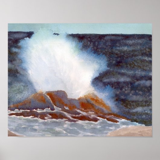 Odione Park Ocean Wave Poster (Voorkant)