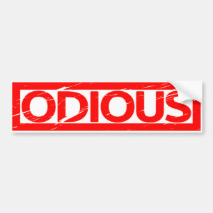 Odious Stamp Bumpersticker