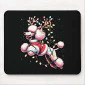 Odle Santa Christmas Tree Lights, Funny Ugly Pajam Muismat (Voorkant)