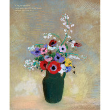 Odlion Redon prachtige gloeiende bloemen CC1256 Ar